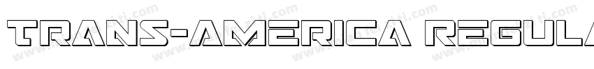 Trans-America Regula字体转换